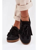 Dámské tenisky s třásněmi Černé Dorivelle