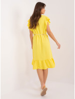 DHJ SK 8921 šaty.98 žlutá