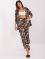 DHJ kalhoty SP 13926 6.60P černá béžová