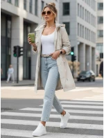 Dámská přechodná bunda parka béžová FashionStreet TY5557