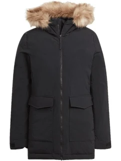 Adidas Parka Bunda s kapucí a kožešinou W IJ8260