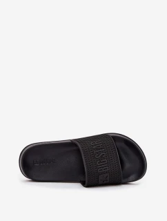 Pánské pantofle na pěnové podešvi Big Star – černé