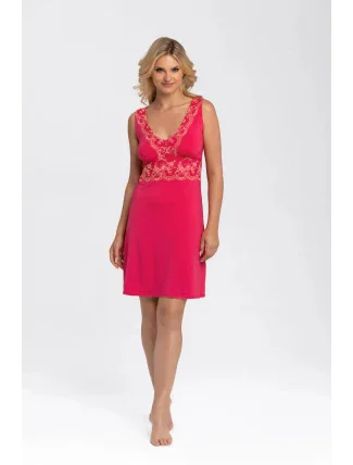 Dámská noční košilka Louise fuksiová - Babella Dámská noční košilka Louise fuksiová - Babella