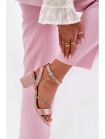 Sandály na podpatku model 213010 Step in style Sandály na podpatku model 213010 Step in style