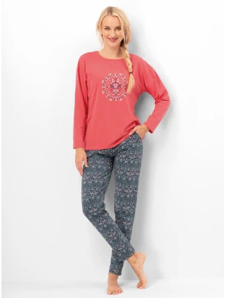 Pyžamo Key LNS 703 B25 long/r S-XL dámské