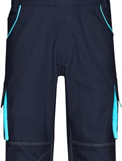 Daiber JN 848 (62) Pracovní kalhoty s laclem - Color 02.848X navy/turquoise