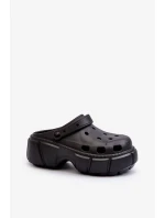 Dámské pěnové pantofle na masivní podrážce černá Witima Dámské pěnové pantofle na masivní podrážce černá Witima