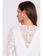 Dámské šaty S380 krémové - Stylove