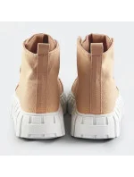 Béžové šněrovací boty (XA060) Béžové šněrovací boty (XA060)