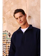 Fruit of the Loom Iconic Premium Zip Neck Sweat Těžká mikina s 1/4 zipem 16.2288 light graphite Fruit of the Loom Iconic Premium Zip Neck Sweat Těžká mikina s 1/4 zipem 16.2288 light graphite