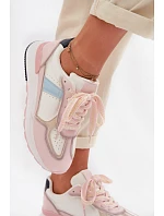 Dámské tenisky z eko kůže růžové Kelira