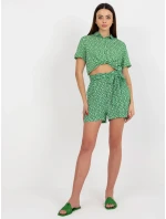 Dámské šortky D73770R62159KA zelená - FPrice