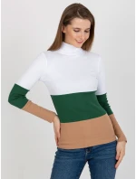 Dámská halenka RV BZ 8465 1.08P bílá zelená - FPrice