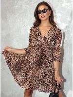 Dámské šaty FELIIA v jedné velikosti s leopardím potiskem FashionStreet EY2540 Dámské šaty FELIIA v jedné velikosti s leopardím potiskem FashionStreet EY2540