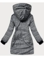 Zelená oboustranná dámská metalická bunda (b8070-10)