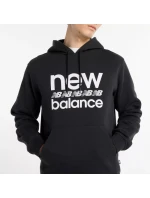 New Balance Sport Graphic Fleece Hoodie BK M MT51941BK pánské