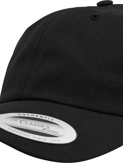 Flexfit 6245CM 6 panelová bavlněná keprová kšiltovka 55.6245 black