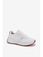 Dámské Tenisky Na Platformě Big Star RR274487 Hi-Poly System Bílé