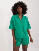 Dámská košile DHJ KS 7279.24x zelená - FPrice Dámská košile DHJ KS 7279.24x zelená - FPrice