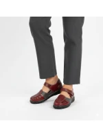 Dámská pohodlná prolamovaná obuv na suchý zip Unisoft 9955