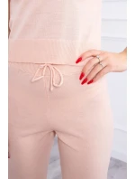 Sada svetrů 3-dílná pudrově růžová