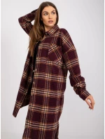 Dámská košile EM-KS-003/06.38X-maroon Dámská košile EM-KS-003/06.38X-maroon