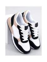 Dámské sportovní boty BB2216 Bílo-černo-béžová - Inello Dámské sportovní boty BB2216 Bílo-černo-béžová - Inello