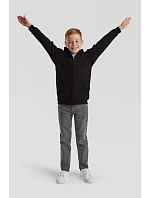 Fruit of the Loom Classic Kids Sweat Jacket Dětská mikina s kapucí 16.2045 azure blue