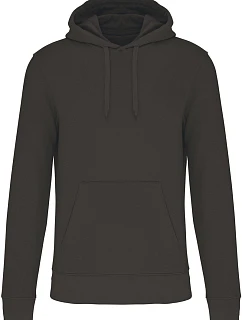 Kariban K 4027 Pánská eco-friendly mikina s kapucí 20.4027 dark grey