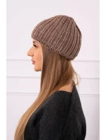 Dámská čepice Rebeka K345 mocca Dámská čepice Rebeka K345 mocca