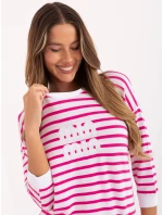 Halenka RV BZ A790.47 bílá růžová Halenka RV BZ A790.47 bílá růžová