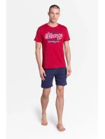 Pyžamo Lars 38869-33X Červená a tmavě modrá - Henderson Pyžamo Lars 38869-33X Červená a tmavě modrá - Henderson