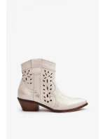 Boty na podpatku  model 193147 Step in style