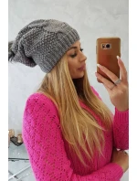 Sandra K210 tmavě šedá fleecová čepice Sandra K210 tmavě šedá fleecová čepice