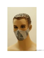 Dvouvrstvá rouška šedá - Vestis Dvouvrstvá rouška šedá - Vestis