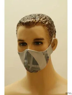 Dvouvrstvá rouška šedá - Vestis