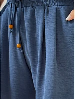 Dámské látkové šortky SUMMER TRIP blue FashionStreet SY0434 Dámské látkové šortky SUMMER TRIP blue FashionStreet SY0434