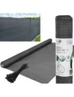 ODSTÍN SÍŤ 110G/M2 1,5X50M TMAVĚ ŠEDÁ