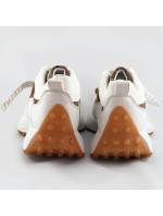 Bílé sportovní boty s řetízkem (N-205)