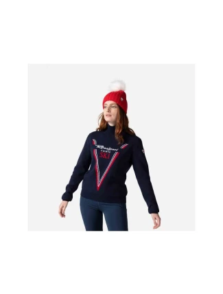 Rossignol W Victoire Tn Knit Sweater námořnická modrá