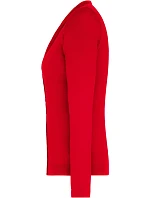 Daiber JN 660 Dámský pletený cardigan s výstřihem do V 02.0660 red