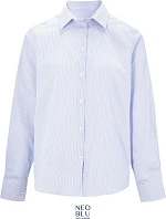 NEOBLU Baptiste Men Mikro keprová košile s dlouhým rukávem 24.4338 blue stripes NEOBLU Baptiste Men Mikro keprová košile s dlouhým rukávem 24.4338 blue stripes