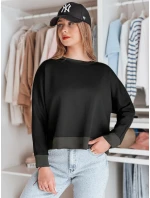 Dámská máslová halenka oversize s přívěskem NUBISS černá FashionStreet RY2802