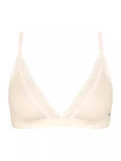 Dámská podprsenka GO Ribbed R Bralette - WHITE - ecru 6308 - SLOGGI