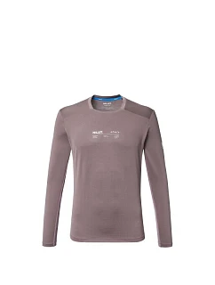 Pánské tričko MILLET Intense Ts Ls M, švestkově fialové