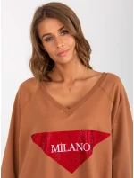 Mikina VI BL 3113.73P světle hnědá