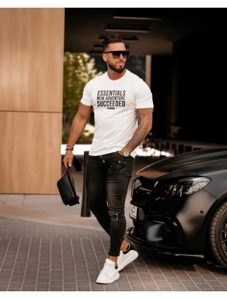 Pánské tričko 279262 bílé - Ola Voga Pánské tričko 279262 bílé - Ola Voga