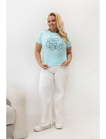 T-shirt plus size s květinovým vzorem model 230448 Relevance