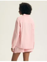 Henderson Dámské pyžamo 44493 Eleni délka/r S-3XL Muslin pruhovaný