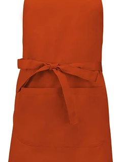 Kariban K 890 Zástěra s laclem "Sommelier" 20.K890 burnt orange
